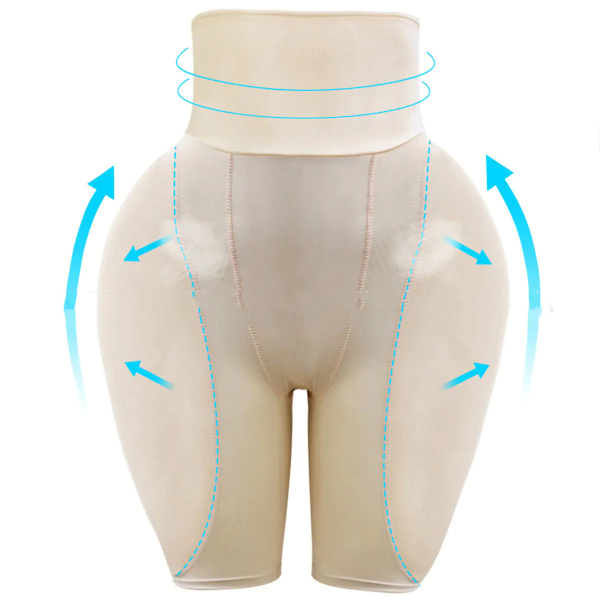 Shapewear with light sponge and curves volume