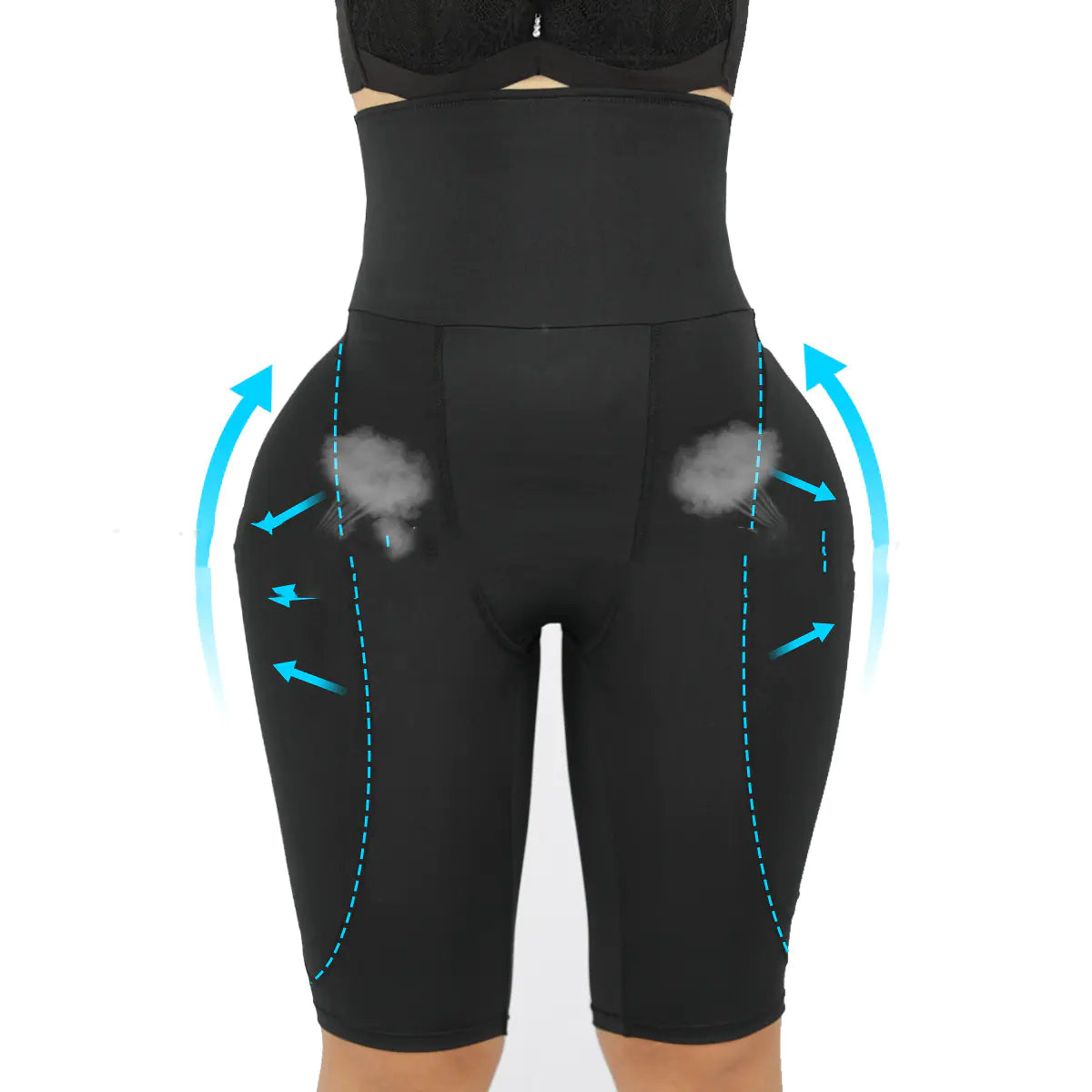 Shapewear with light sponge and curves volume